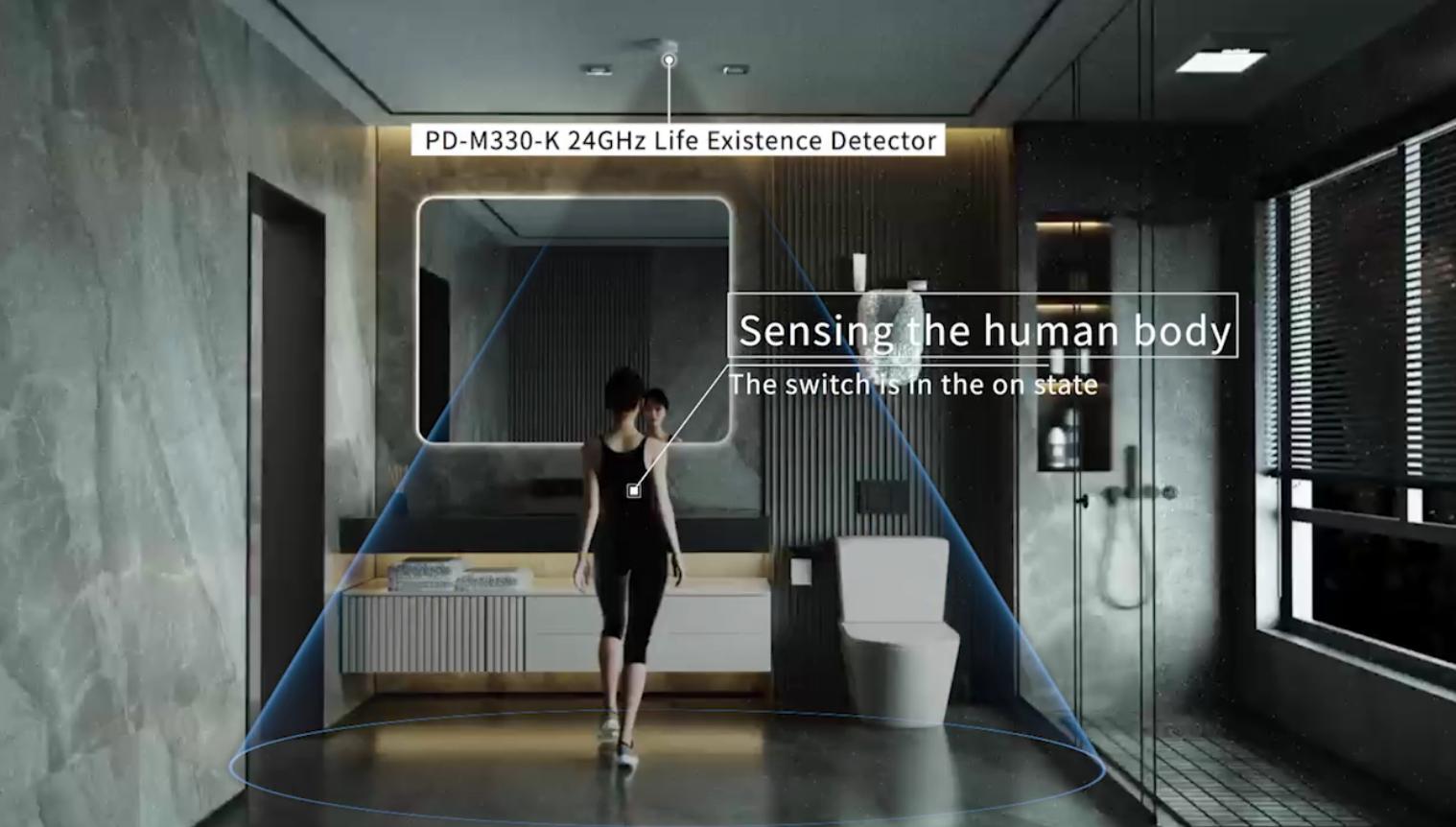 Smart praesentia deprehendatur facilis: Pdlux launches PD-M330-K mmwave radar sensorem