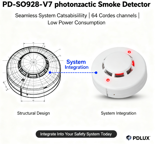 Dolor ignis Safety by PDLUX: PD-SO928-V7 Photoelectric Smoke Detector Released