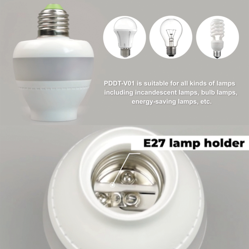 PDLux PDDT V01 5.8GHz Proin Sensor E27 Lamp Holder